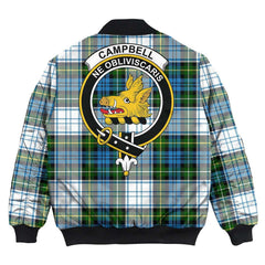Clan Campbell Dress Tartan Crest Bomber Jacket UH72 Campbell Dress Tartan Tartan Bomber Jacket