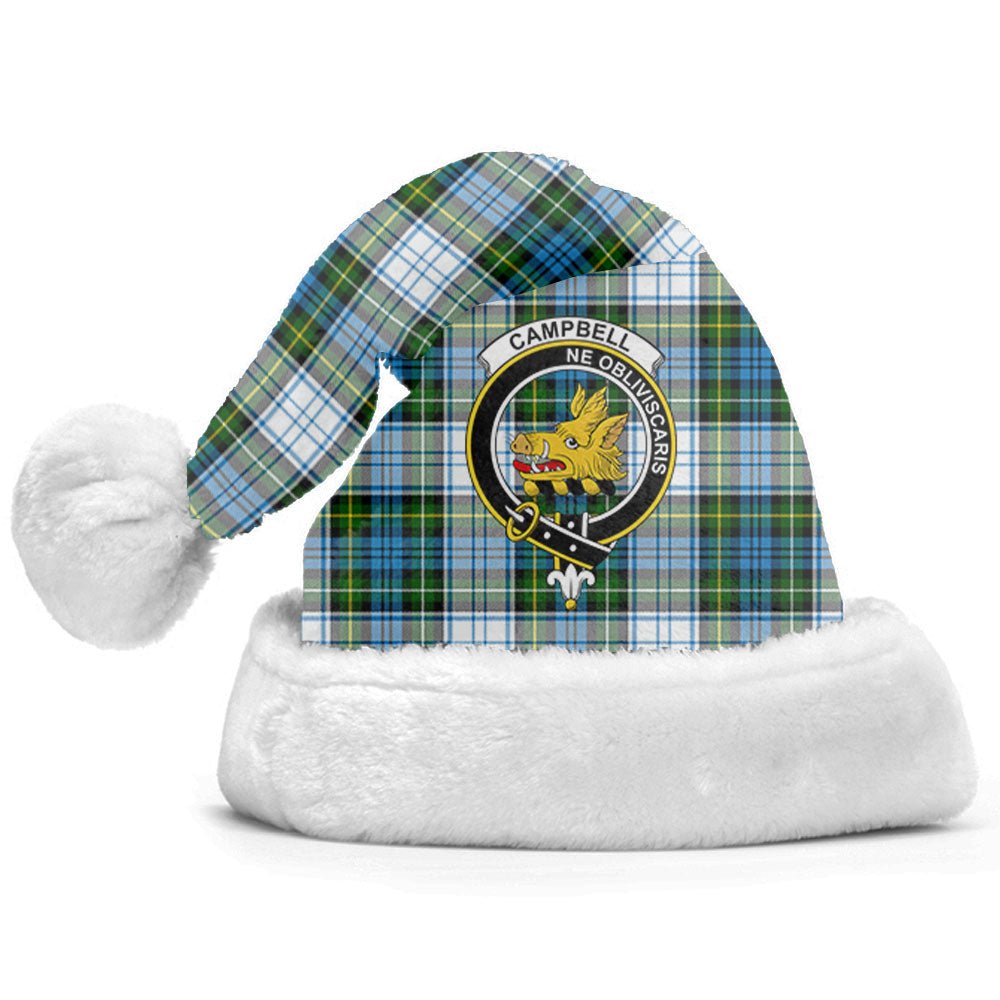 Clan Campbell Dress Tartan Crest Christmas Santa Hat OB83 Campbell Dress Tartan Tartan Santa Hat