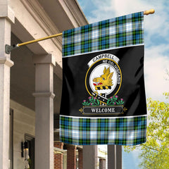 Clan Campbell Dress Tartan Crest Garden Flag - Welcome AX40 Clan Campbell Tartan Today