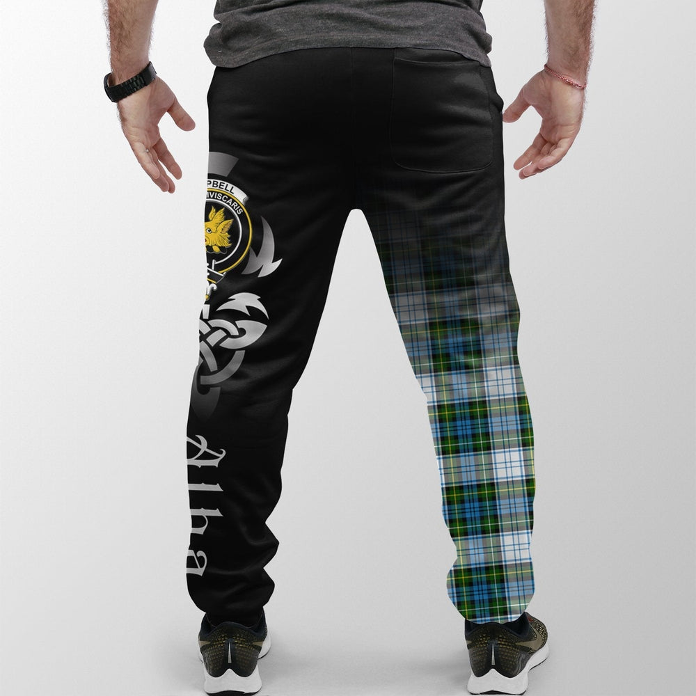 Clan Campbell Dress Tartan Crest Jogger Sweatpants Alba Celtic Style LB10 Clan Campbell Tartan Today