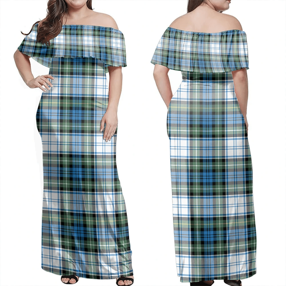 Clan Campbell Dress Tartan Hawaii Dress MZ74 Clan Campbell Tartan Hawaii Dress