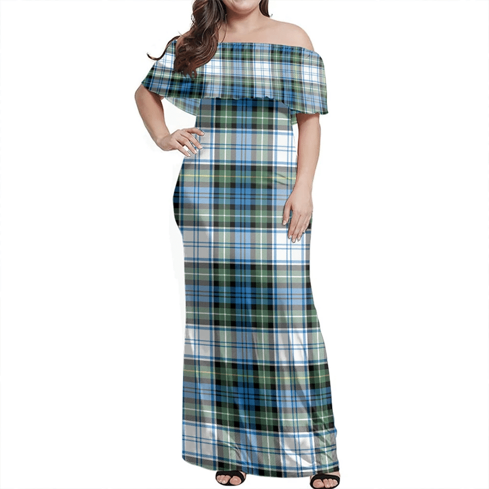 Clan Campbell Dress Tartan Hawaii Dress MZ74 Clan Campbell Tartan Hawaii Dress