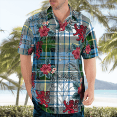 Clan Campbell Dress Tartan Scottish Lion Hawaiian Shirt ME65 Campbell Dress Tartan Tartan Hawaii Shirt