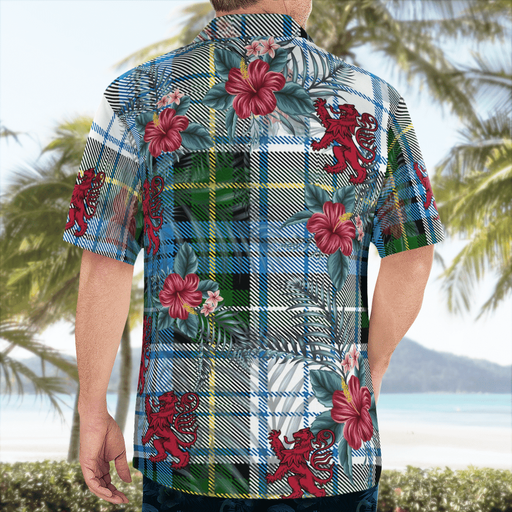 Clan Campbell Dress Tartan Scottish Lion Hawaiian Shirt ME65 Campbell Dress Tartan Tartan Hawaii Shirt