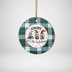 Clan Campbell Dress Tartan Tartan Crest Gnome Round Ceramic Ornament GY56 Campbell Dress Tartan Tartan Christmas