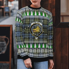 Clan Campbell Faded Crest Tartan Christmas Ugly Sweater AG20 Campbell Faded Crest Tartan Tartan Ugly Sweater