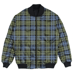 Clan Campbell Faded Tartan Clan Bomber Jacket ZX33 Campbell Faded Tartan Tartan Bomber Jacket