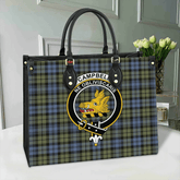 Clan Campbell Faded Tartan Crest Leather Bag NY80 Clan Campbell Tartan Today