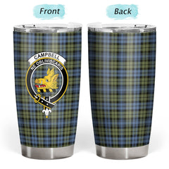 Clan Campbell Faded Tartan Crest Tumbler IO59 Clan Campbell Tartan Today