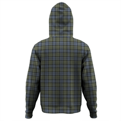 Clan Campbell Faded Tartan Hoodie Crest C6RISUHZ-1 Campbell Faded Tartan Hoodies