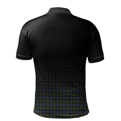 Clan Campbell Faded Tartan Polo Shirt - Alba Celtic Style IY95 Campbell Faded Tartan Tartan Polo
