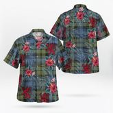 Clan Campbell Faded Tartan Scottish Lion Hawaiian Shirt DY37 Campbell Faded Tartan Tartan Hawaii Shirt