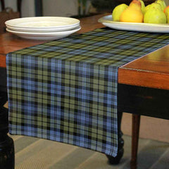 Clan Campbell Faded Tartan Table Runner Cotton IN73 Campbell Faded Tartan Tartan Table Runner