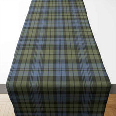 Clan Campbell Faded Tartan Table Runner Cotton IN73 Campbell Faded Tartan Tartan Table Runner