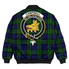 Clan Campbell Modern Tartan Crest Bomber Jacket LD47 Campbell Modern Tartan Tartan Bomber Jacket