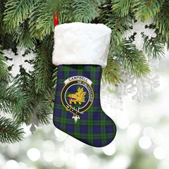 Clan Campbell Modern Tartan Crest Christmas Stocking FB63 Campbell Modern Tartan Tartan Stocking