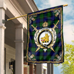 Clan Campbell Modern Tartan Crest Garden Flag - Celtic Thistle MO52 Clan Campbell Tartan Today