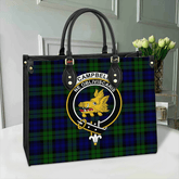 Clan Campbell Modern Tartan Crest Leather Bag NJ54 Clan Campbell Tartan Today