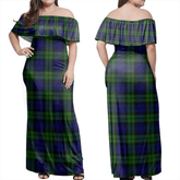 Clan Campbell Modern Tartan Hawaii Dress AU32 Clan Campbell Tartan Hawaii Dress