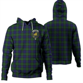 Clan Campbell Modern Tartan Hoodie Crest MO3XVEDD-1 Campbell Modern Tartan Hoodies
