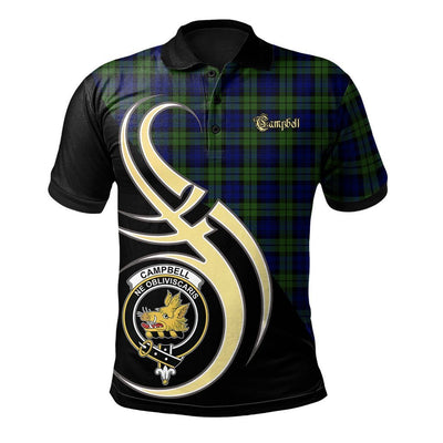Clan Campbell Modern Tartan Polo Shirt - Believe In Me Style