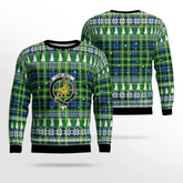 Clan Campbell of Breadalbane Ancient Crest Tartan Christmas Ugly Sweater JN27 Campbell of Breadalbane Ancient Crest Tartan Tartan Ugly Sweater