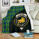 Clan Campbell of Breadalbane Ancient Tartan Crest Blanket Wave Style LM96 Clan Campbell of Breadalbane Tartan Today