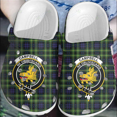 Clan Campbell of Breadalbane Modern Tartan Crest Clogs Classic