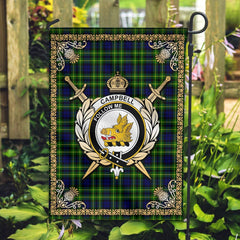 Clan Campbell of Breadalbane Modern Tartan Crest Garden Flag - Celtic Thistle AE47 Clan Campbell of Breadalbane Tartan Today