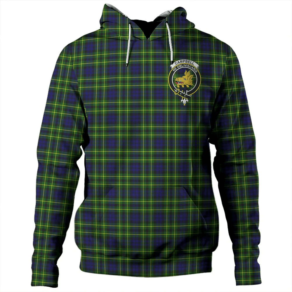 Clan Campbell of Breadalbane Modern Tartan Hoodie Crest WXLIK2CP-1 Campbell of Breadalbane Modern Tartan Hoodies