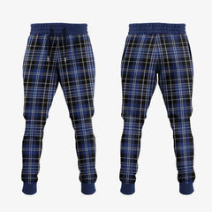 Clan Clark (Lion) Tartan Crest Jogger Sweatpants QB30 Clan Clark Tartan Today