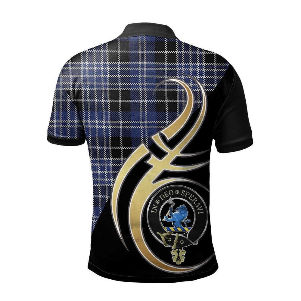 Clan Clark (Lion) Tartan Polo Shirt - Believe In Me Style SA97 Clark (Lion) Tartan Tartan Polo