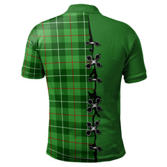 Clan Clephan Tartan Polo Shirt - Lion Rampant And Celtic Thistle Style RS58 Clephan Tartan Tartan Polo