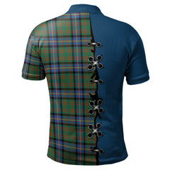 Clan Cochrane Ancient Tartan Polo Shirt - Lion Rampant And Celtic Thistle Style TB91 Cochrane Ancient Tartan Tartan Polo