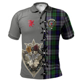 Clan Colquhoun Dress Tartan Polo Shirt - Lion Rampant And Celtic Thistle Style YD29 Colquhoun Dress Tartan Tartan Polo