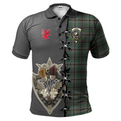 Clan Craig Tartan Polo Shirt - Lion Rampant And Celtic Thistle Style ZL48 Craig Tartan Tartan Polo