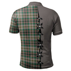 Clan Craig Ancient Tartan Polo Shirt - Lion Rampant And Celtic Thistle Style QO75 Craig Ancient Tartan Tartan Polo