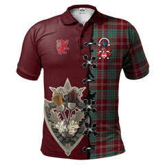 Clan Crawford Modern of NewZealand Tartan Polo Shirt - Lion Rampant And Celtic Thistle Style LX38 Crawford Modern of NewZealand Tartan Tartan Polo