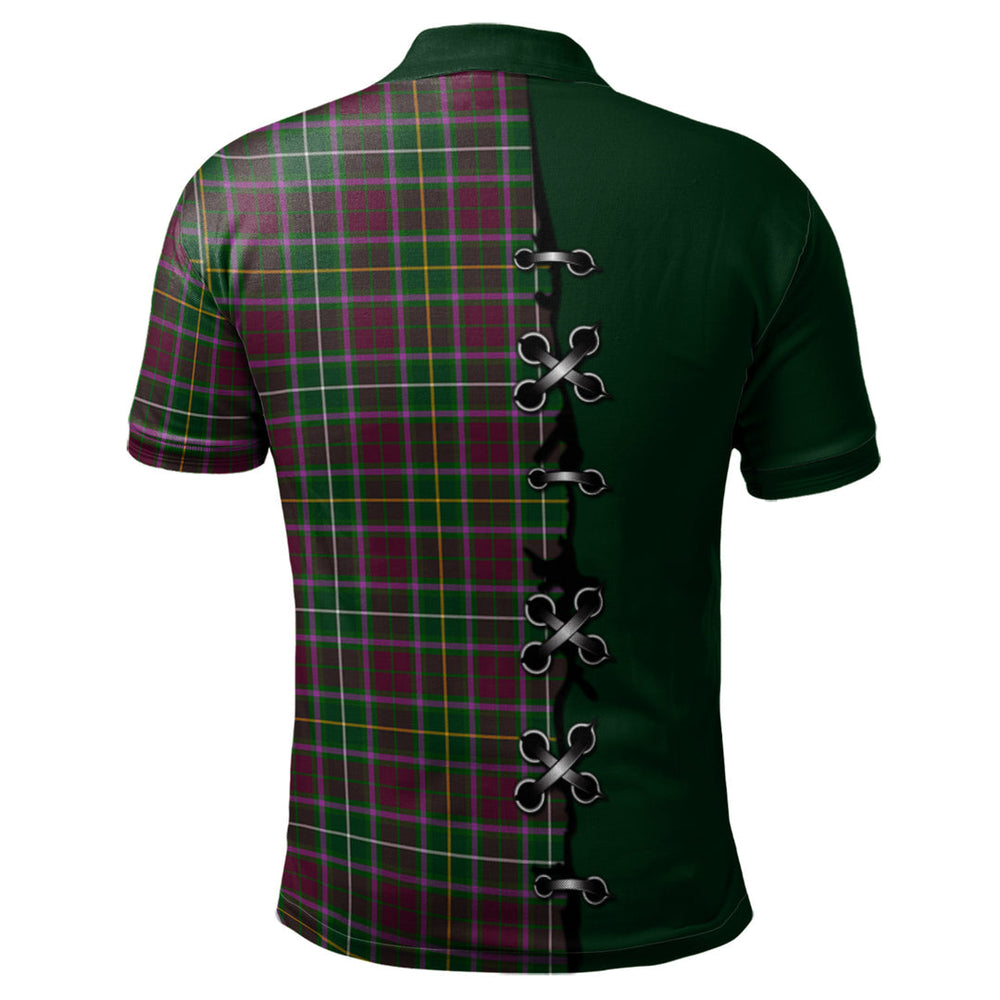 Clan Crosbie Tartan Polo Shirt - Lion Rampant And Celtic Thistle Style OY15 Crosbie Tartan Tartan Polo