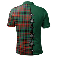 Clan Cumming Hunting Ancient Tartan Polo Shirt - Lion Rampant And Celtic Thistle Style QI69 Cumming Hunting Ancient Tartan Tartan Polo