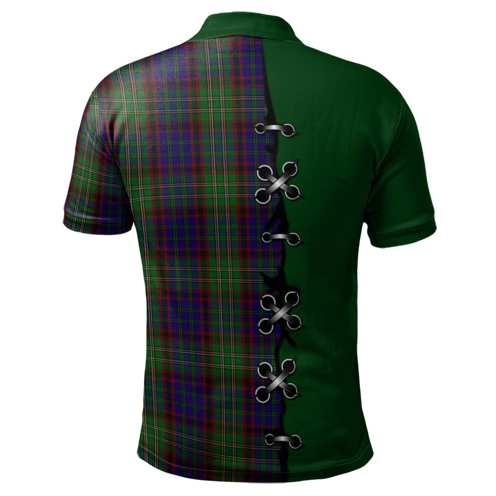 Clan Cunningham Hunting Tartan Polo Shirt - Lion Rampant And Celtic Thistle Style XK41 Cunningham Hunting Tartan Tartan Polo