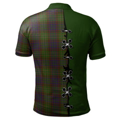 Clan Cunningham Hunting Modern Tartan Polo Shirt - Lion Rampant And Celtic Thistle Style CD94 Cunningham Hunting Modern Tartan Tartan Polo