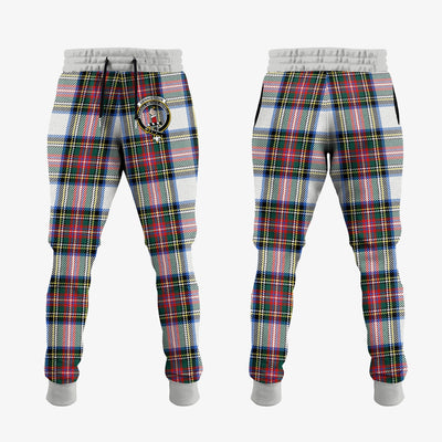 Clan Dennistoun Tartan Crest Jogger Sweatpants