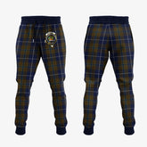 Clan Douglas Brown Tartan Crest Jogger Sweatpants DE60 Clan Douglas Tartan Today