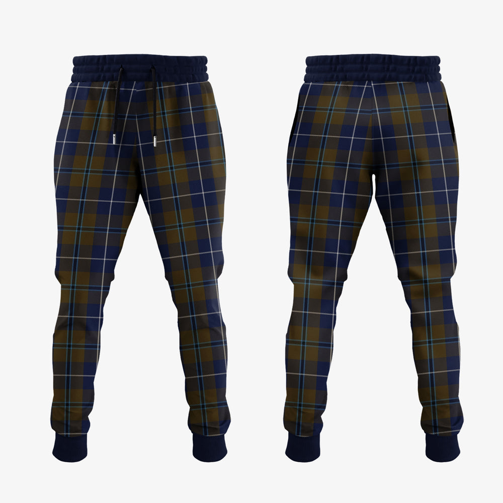 Clan Douglas Brown Tartan Crest Jogger Sweatpants DE60 Clan Douglas Tartan Today