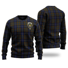 Clan Douglas Brown Tartan Christmas Ugly Sweater SH56 Douglas Brown Tartan Tartan Sweater