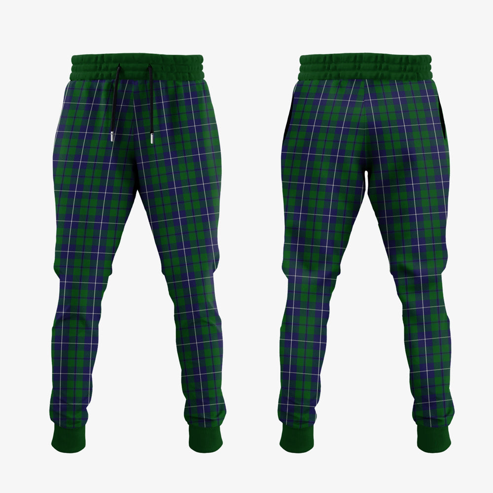 Clan Douglas Green Tartan Crest Jogger Sweatpants NO16 Clan Douglas Tartan Today