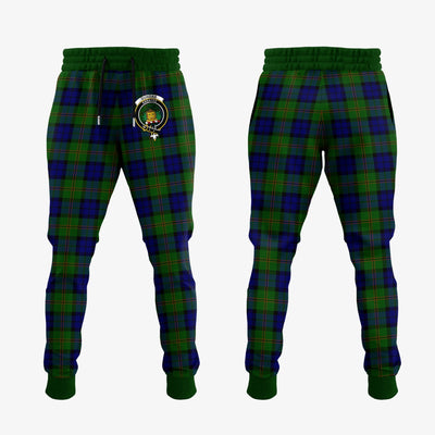 Clan Dundas Modern Tartan Crest Jogger Sweatpants
