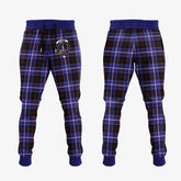 Clan Dunlop Modern Tartan Crest Jogger Sweatpants VK12 Clan Dunlop Tartan Today