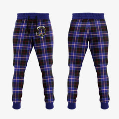 Clan Dunlop Modern Tartan Crest Jogger Sweatpants VK12 Clan Dunlop Tartan Today
